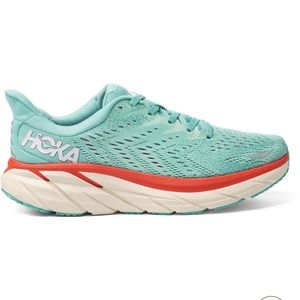 HOKA Clifton 8 • WORN ONCE • Aquarelle / Eggshell Blue • Size 7.5B